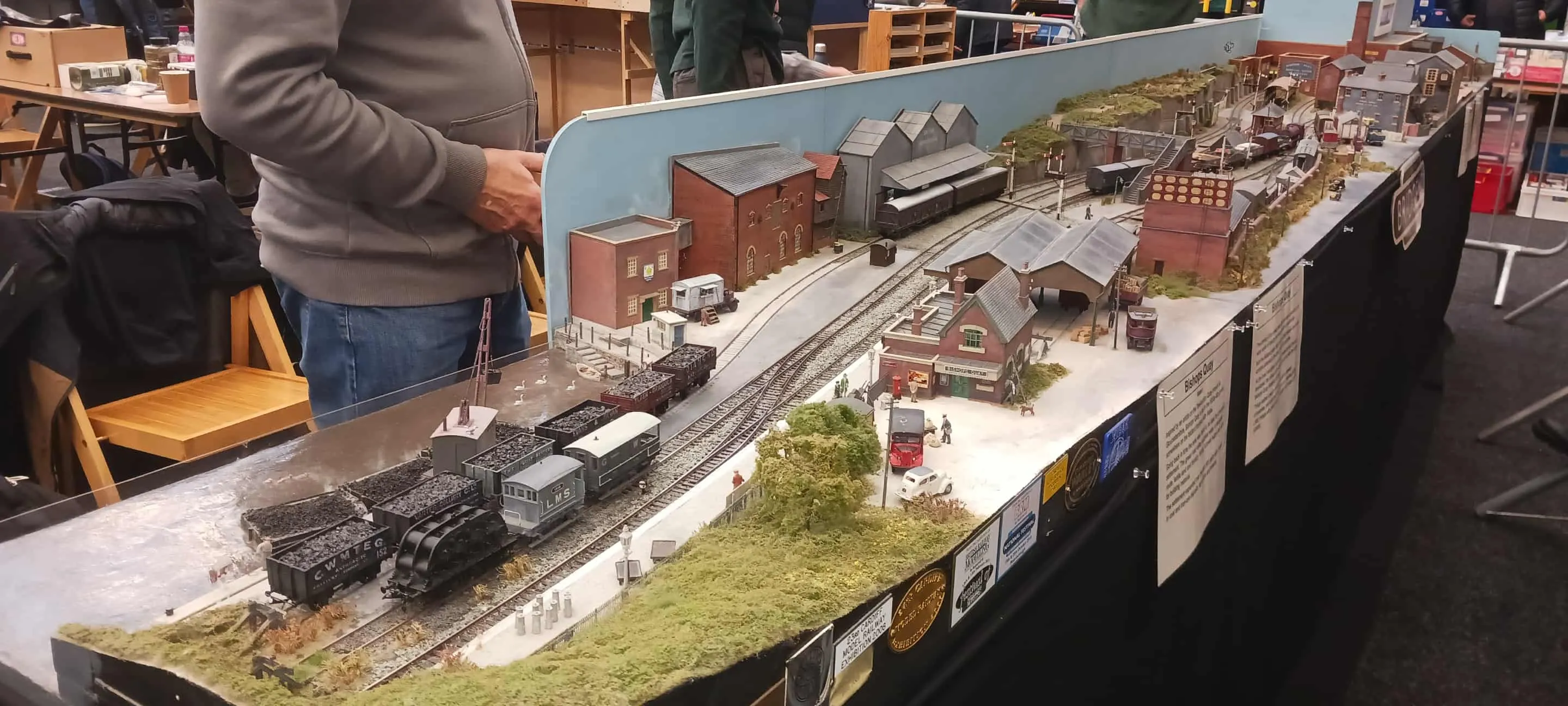 Bishop's Quay layout including Fiddle Yard at the Cardiff Model Railway Exhibition November 2025